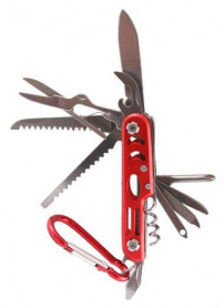 Мультитул PF-MT-03, 12 в 1, с карабином