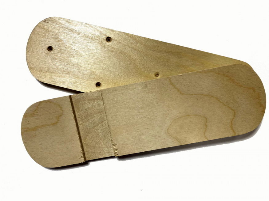 Лыжи ТАЕЖНЫЕ, дерево, длина 170 см, ширина 200 мм