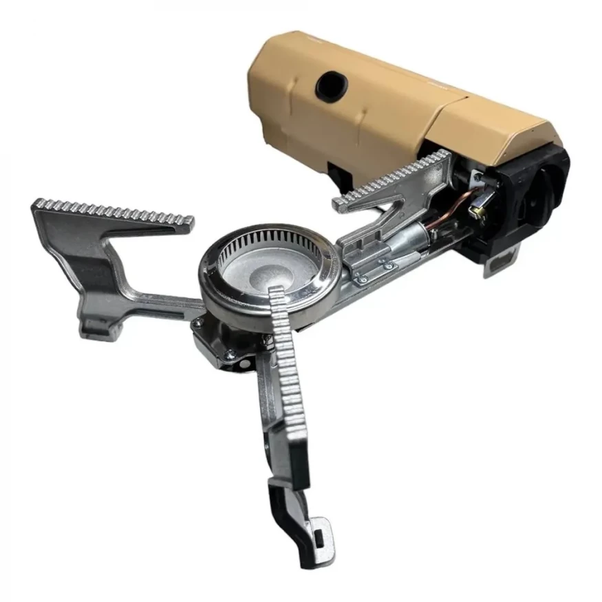 Плита газовая портативная (цанга), с пьезоподжигом, складная